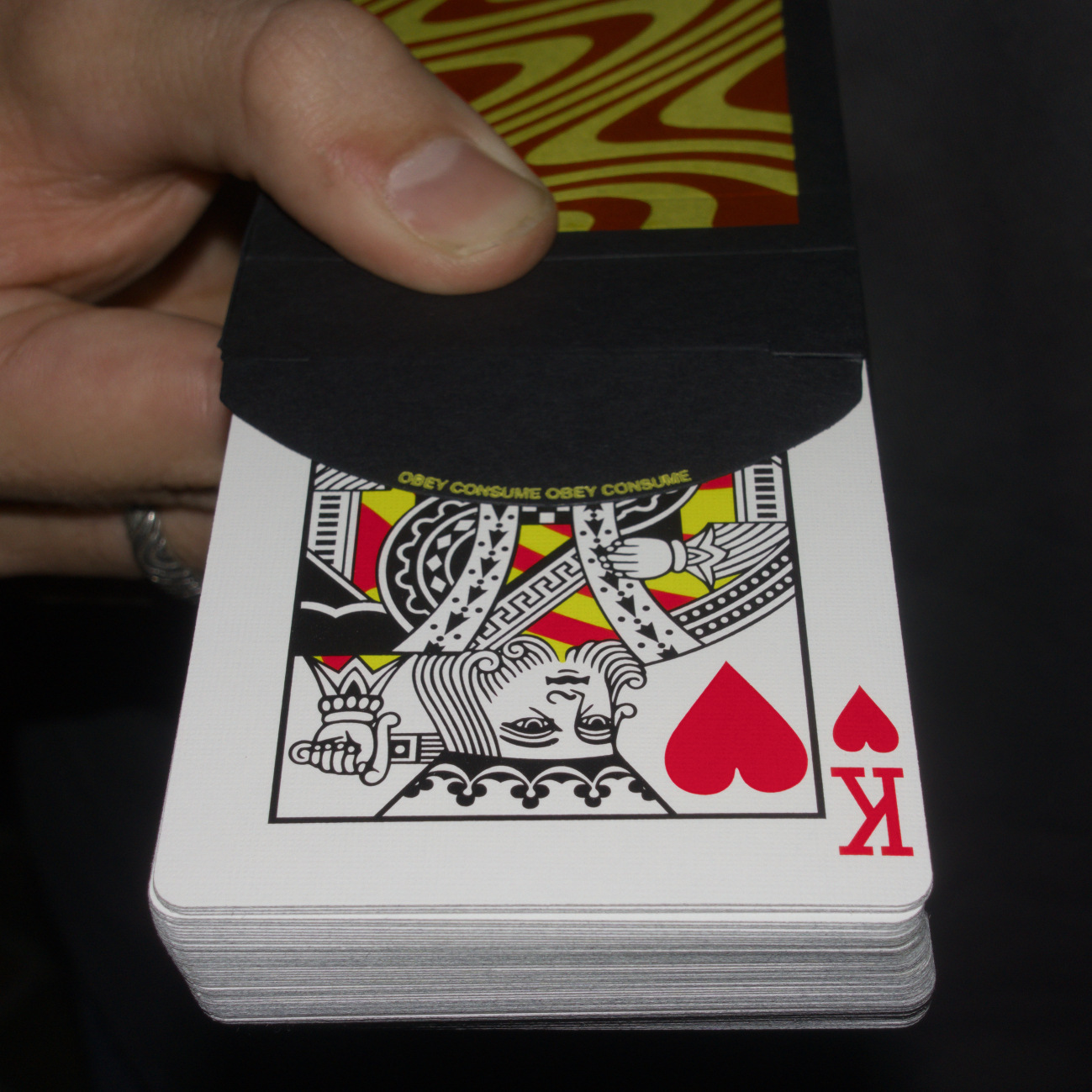 MKULTRA Playing Cards King of Hearts