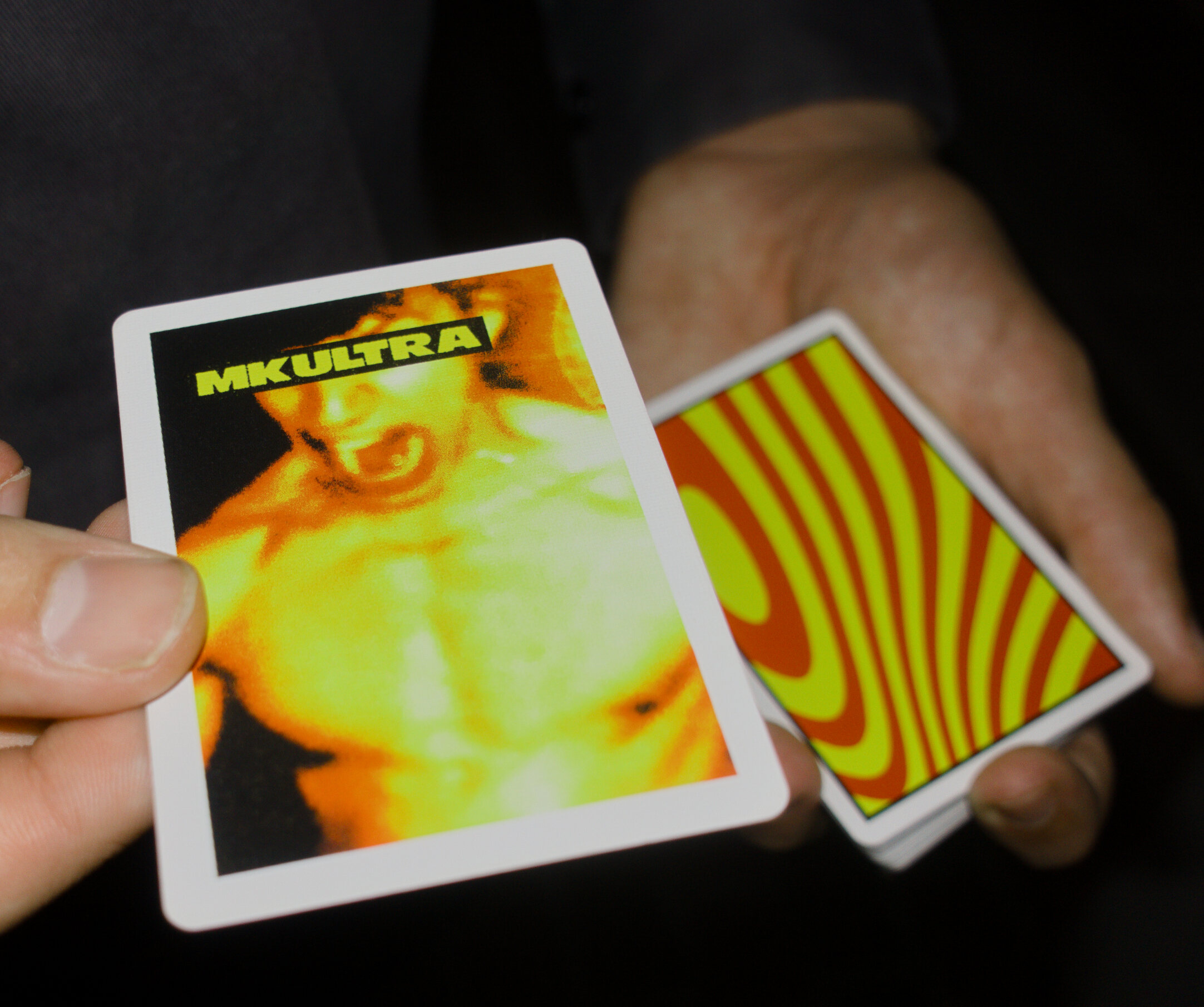 MKULTRA Playing Cards Ad Card 1